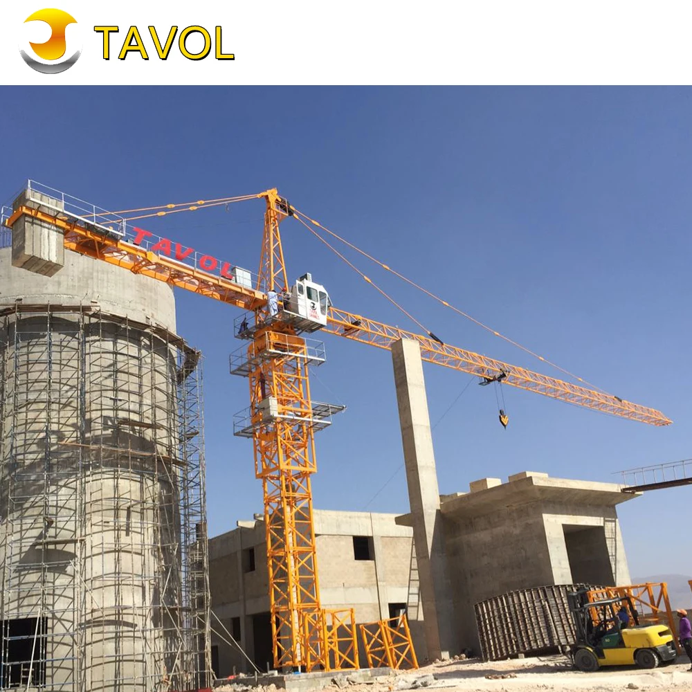Башенный кран QTZ63 5013 Tavol с сертификатом CE 6T недорогой башенный китайской