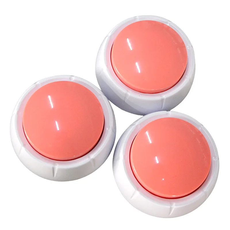 Coolest Pet Dog Interactive Toys Bulk Sound Custom Puppy Communication Talking Buzzer Button Dog Train Push Button