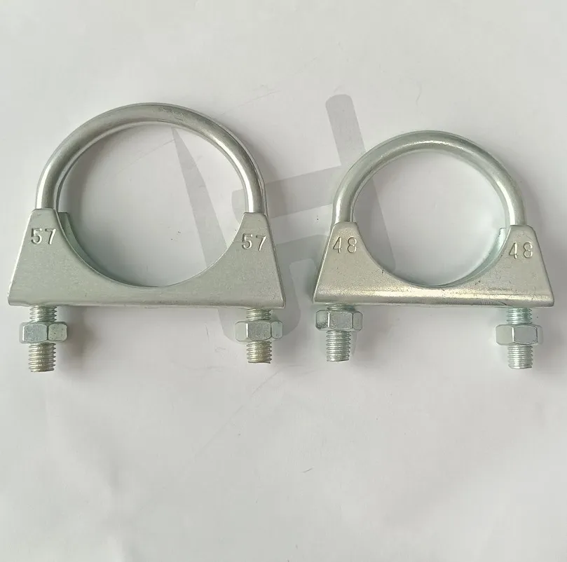 Galvanized Steel U Bolt Exhaust Pipe Clamp