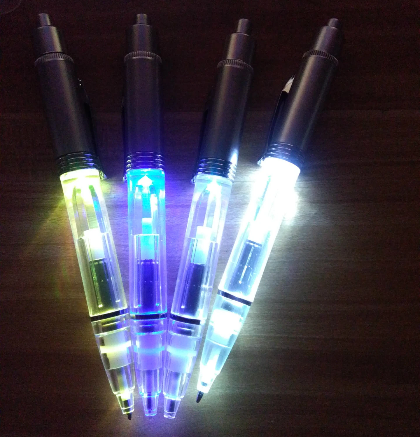 Hot Sale LED Pen with Light, Light Up Penlight for Night Writing, LED ballpoint flashlight writing pens
