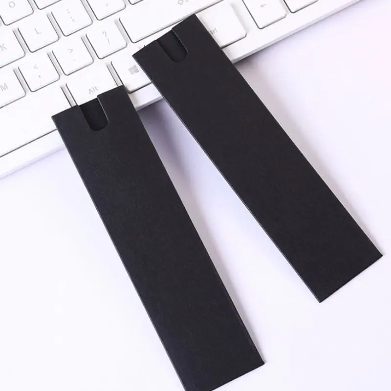 School Stationery Pencil Bag Custom Brown Kraft Paper Pencil Bag Craft Paper Pen Pouch Washable Kraft Paper Pencil Pen Bag