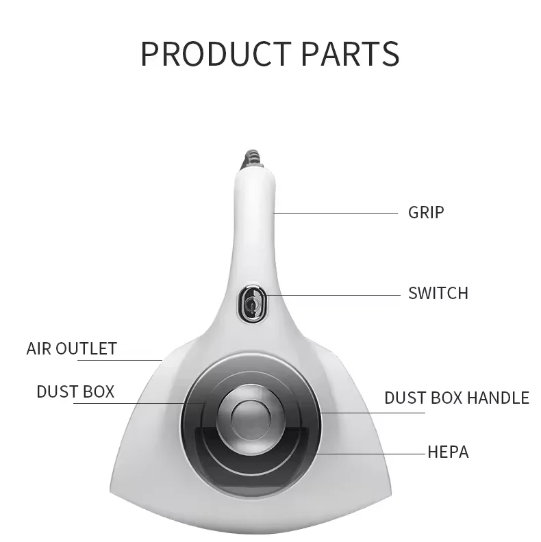 Newest style UV Light Electric mite removal machine 300W  vacuum cleaner strong suction suitable for sofa bed household