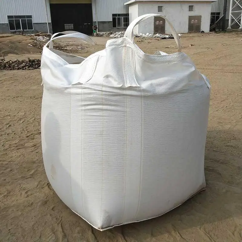 Professional supplier manufactures 1000-2000kg tonne big bag with strong Loops used for lifting heavy large capacity materials