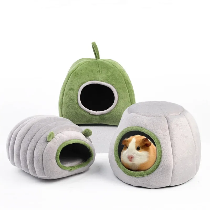 LM0144H Small pet hamster nest Soft hamster nest Semi enclosed warm guinea pig nest