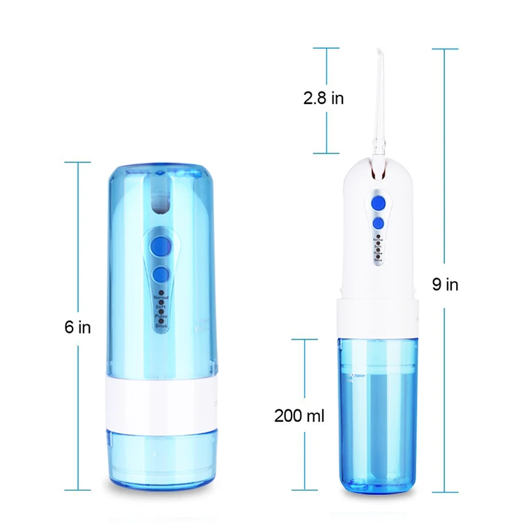 
Cordless Low Pressure Teeth Cleaner Water Flosser Irrigator Dental 