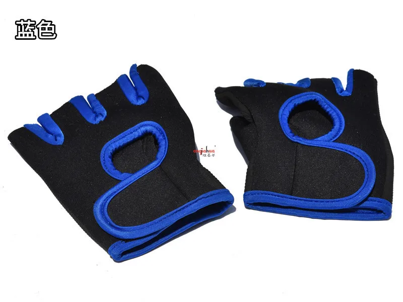 
Sports half finger gloves Cycling breathable mitts Fitness Sweat Non-slip Diving fabric Wear-resistant weight lifting gloves 