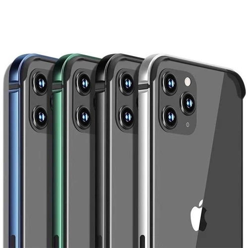 Бампер с алюминиевой рамкой для iPhone 12 бампер из металлического сплава и стали Mini Pro
