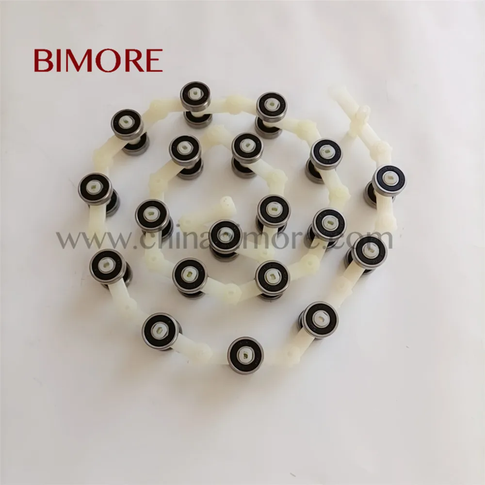 SCH409214 Bimore Escalator Return Guide Newel Chain 19 Joints Single Fork Rotary Chain