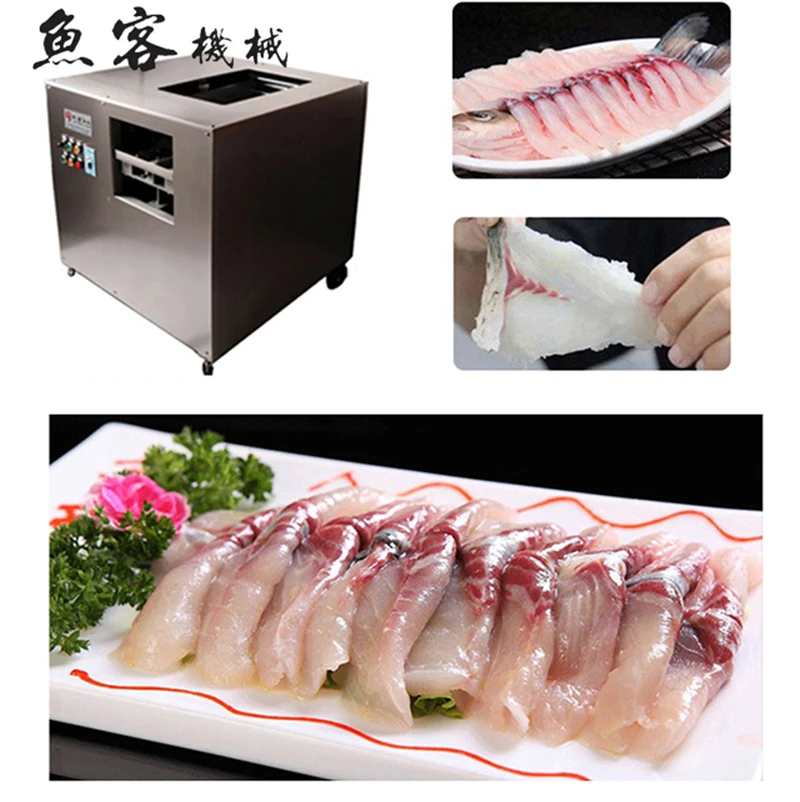 Verified Factory USA/Canada 110v 220v 240v 380V Fully automatic Stainless steel  commercial meat slicer fish slicer machine