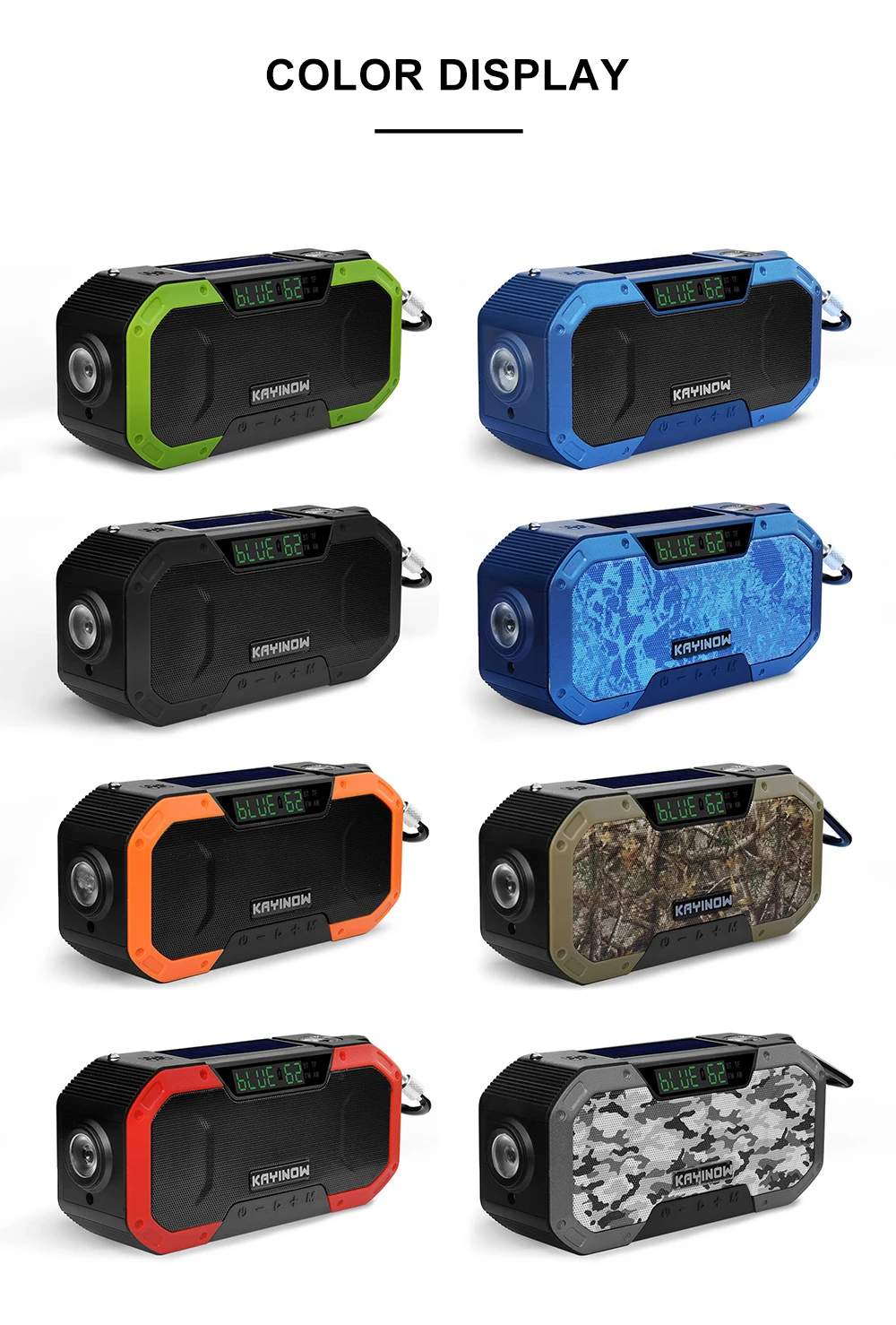 Rechargeable Battery Led Flashlight Radio Portable Sw Am Fm Noaa Self Powered Dynamo Emergency Solar Hand Crank Radio