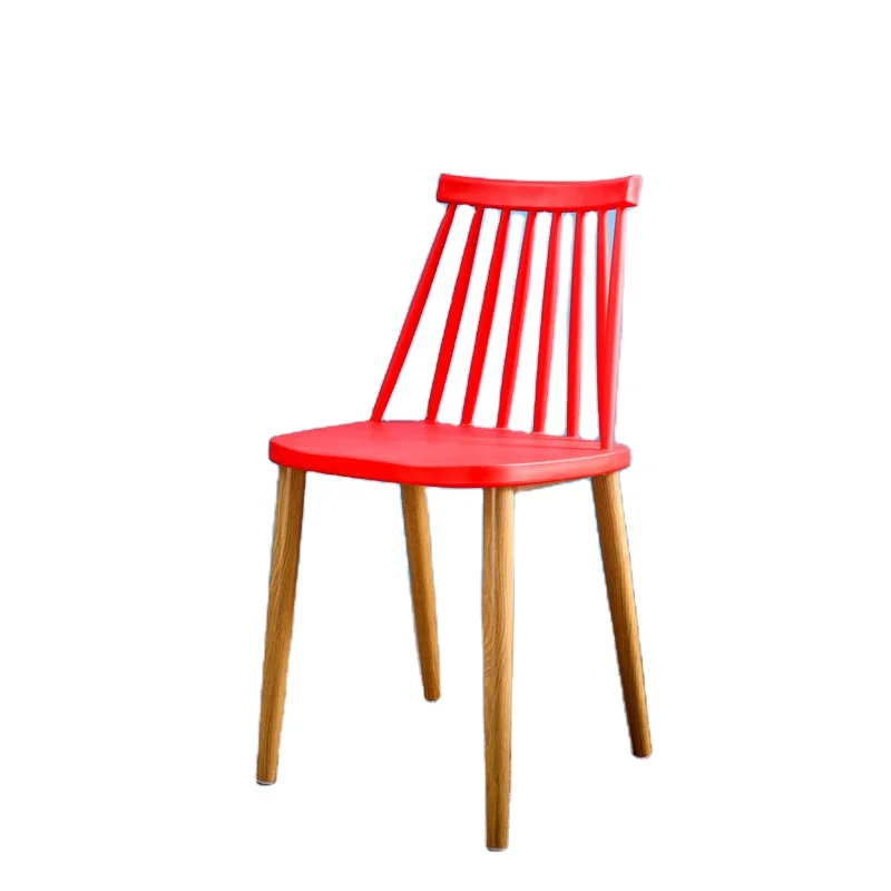 Molded Dinning Room Furniture Sillas Plasticas Chaise Cheap Price Modern Restaurant Leisure Cafe Stackable Dining Plastic Chair