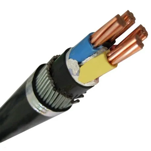 Armoured cable is available with a Copper (Cu) or Aluminium (Al) conductor and with a Polyvinyl Chloride (PVC) or Low Smoke Zero