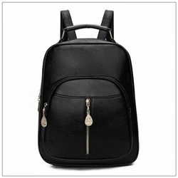 Backpacks School Bags Teenage For Girls Designer Lady Casual Bagpack Fashion Women Leather Backpack Female Student Shoulder Bag
