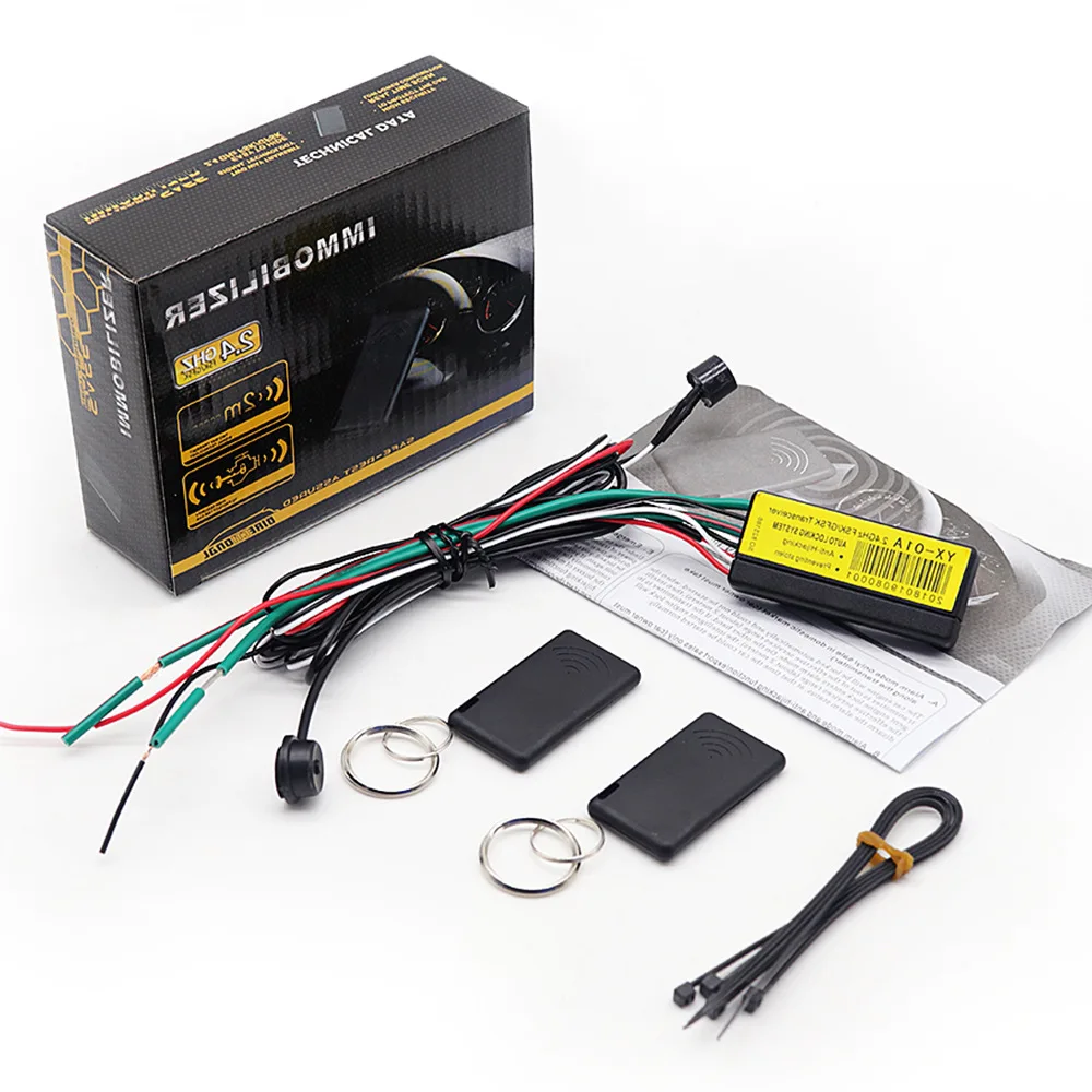 [manufacturer direct sales] car lock 2.4G RFID engine lock car alarm