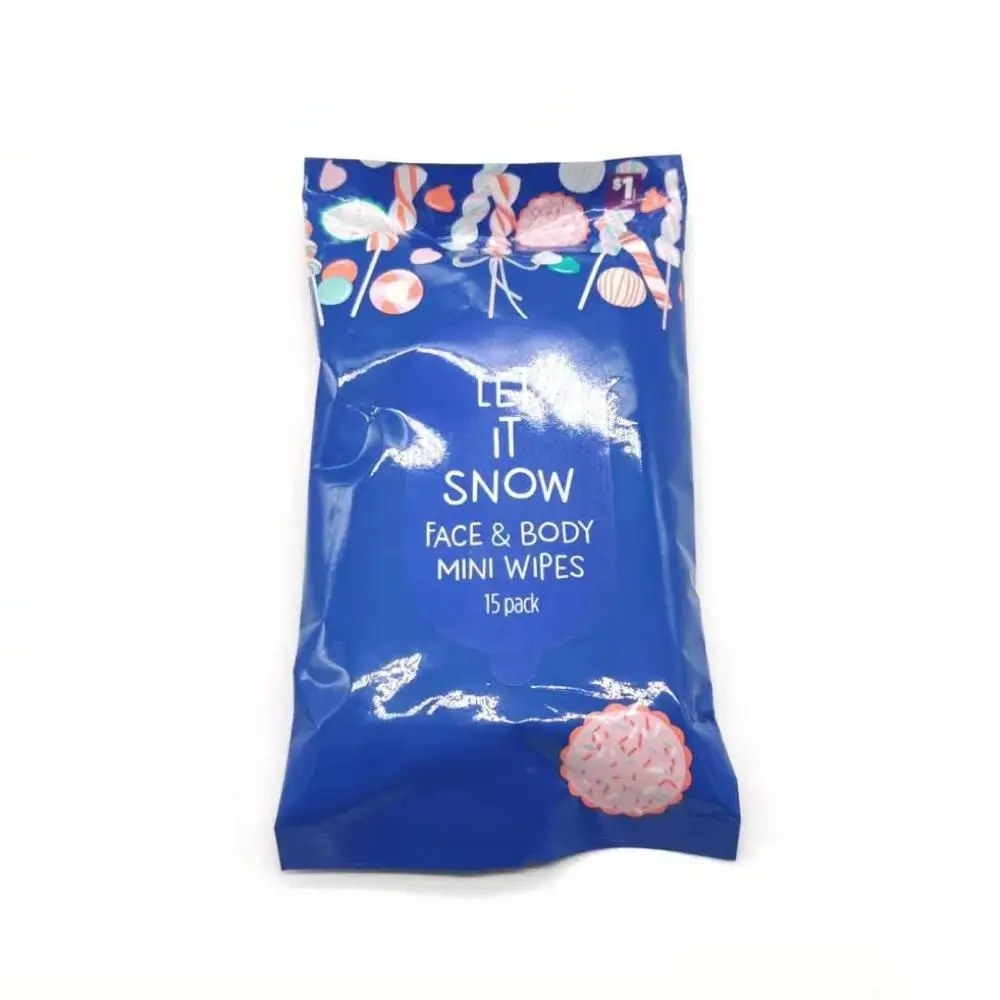 15 Pcs ecofriendly face wipes facial wet wipes body wipes