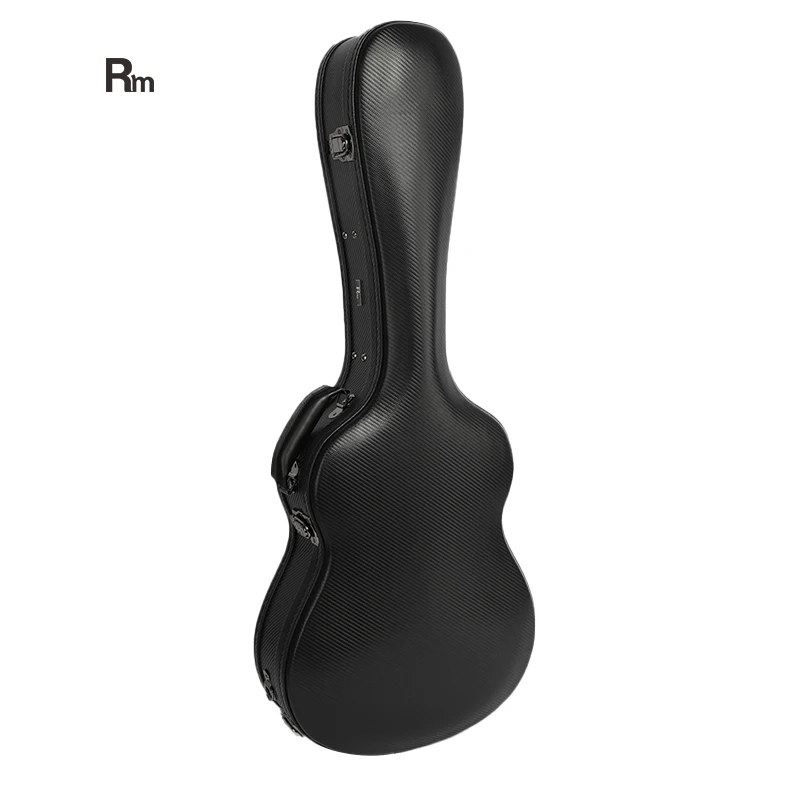 WC47 Rm Rainbow Leather Wooden Classical Guitar Case and Hardshell Acoustic Guitar Case Made by wood Material Gibson guitar case