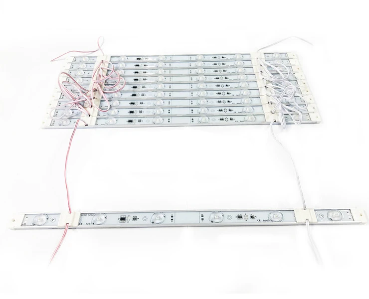 5 years warranty CE ROHS NICHIA/OS-RAM 24v dc 7.2w 720lm SMD3030 Backlight ACRYLIC LIGHT LENS BAR