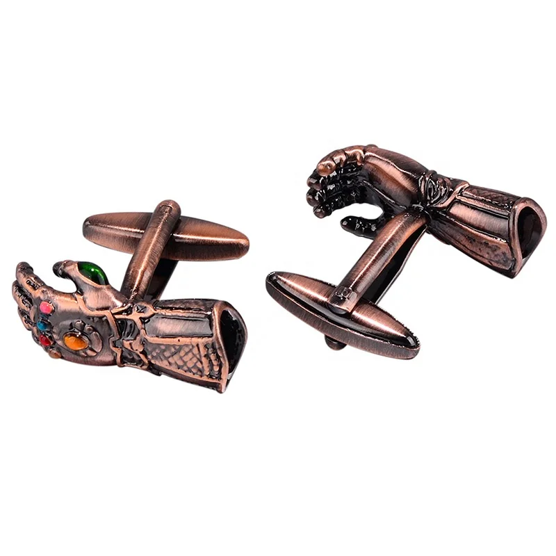 SAVOYSHI Novelty Cufflinks for Mens Suit Shirt Cuff High quality Red Copper Cuff links Brand Male Jewelry Gift