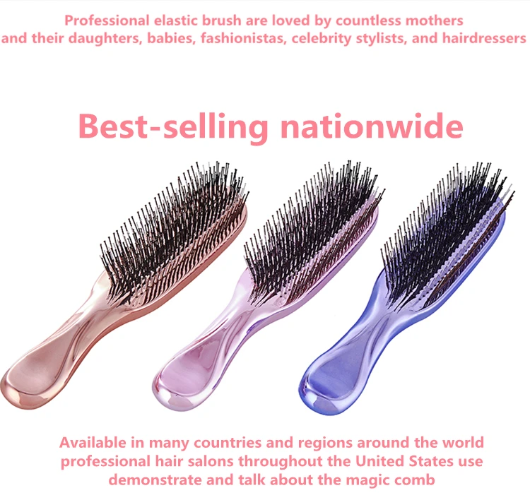 Hot sale head massage care comb soft teeth dandruff and anti-hair loss suitable for soft hair men and guys daily hair care