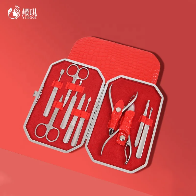 10 in 1  New Arrival Personal Nail Clipper Set Nail Care Tools Nail Nipper Scissor Manicure Set Pedicure Kit