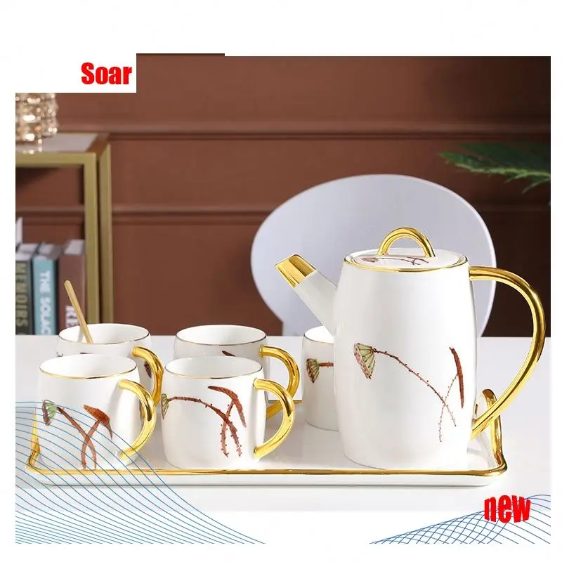 SOAR Ready To Ship Teapots Ceramic Chinese Tea Set Teapot