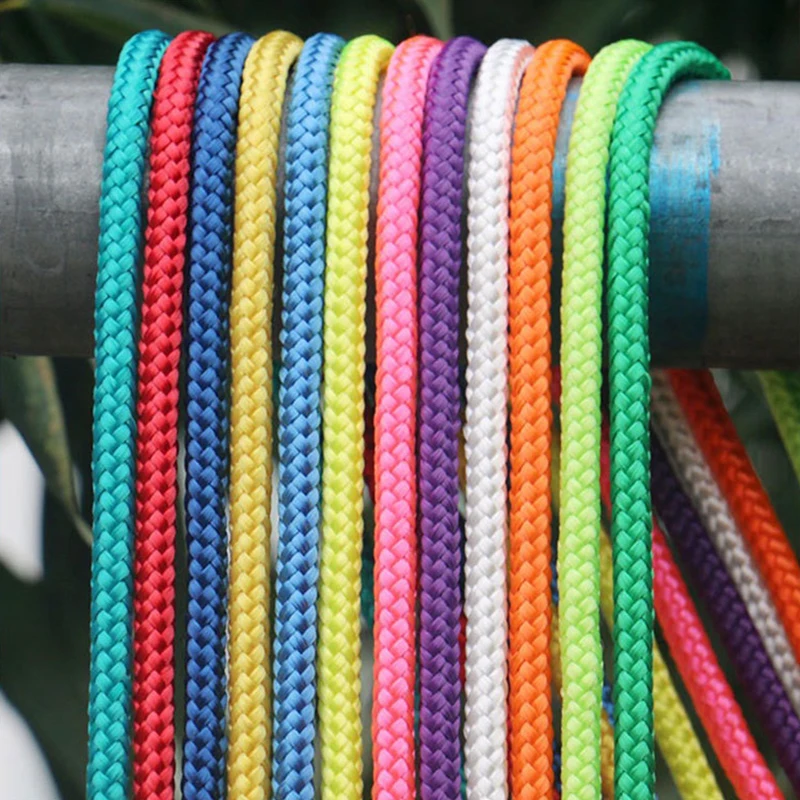 Factory Custom Direct Sales Round Flat Cotton Cord Trouser Waist Drawstring Cord Handbag Drawstring for Cloth or Bag