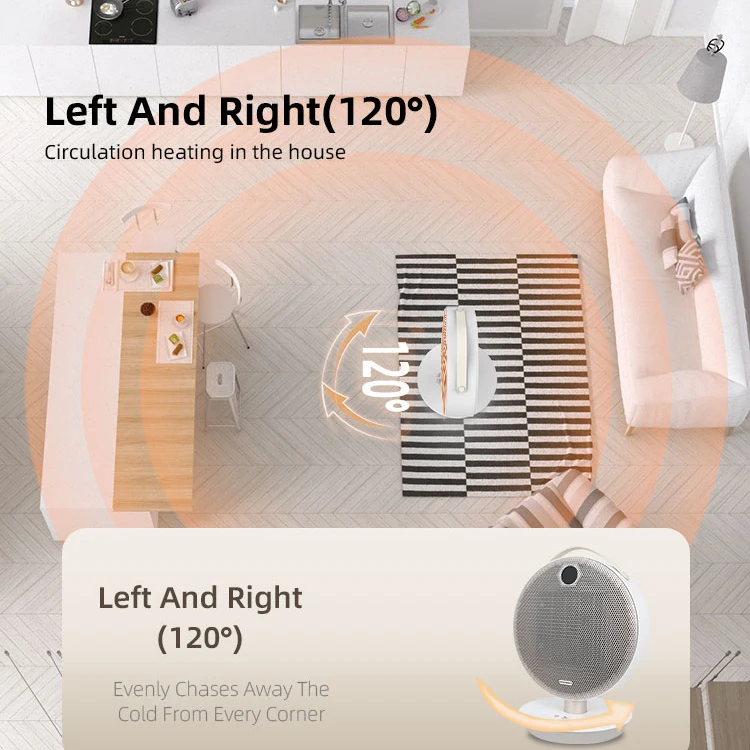 House hold heater Smart Type PTC Wall Mounted Electric Fan Heater Tube Room Portable Heater