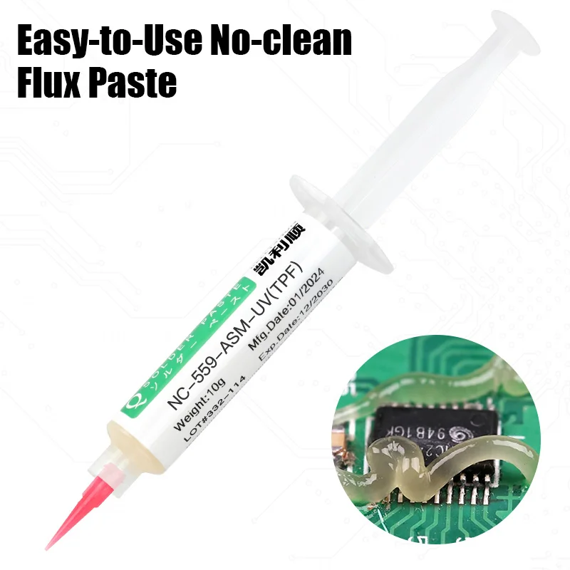 NC-559 флюс KELLYSHUN 10 мл бессвинцовая для бытовой техники BGA SMD