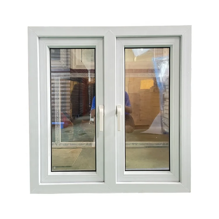 French double glazed swing out hurricane impact upvc pvc glass casement windows for bahamas