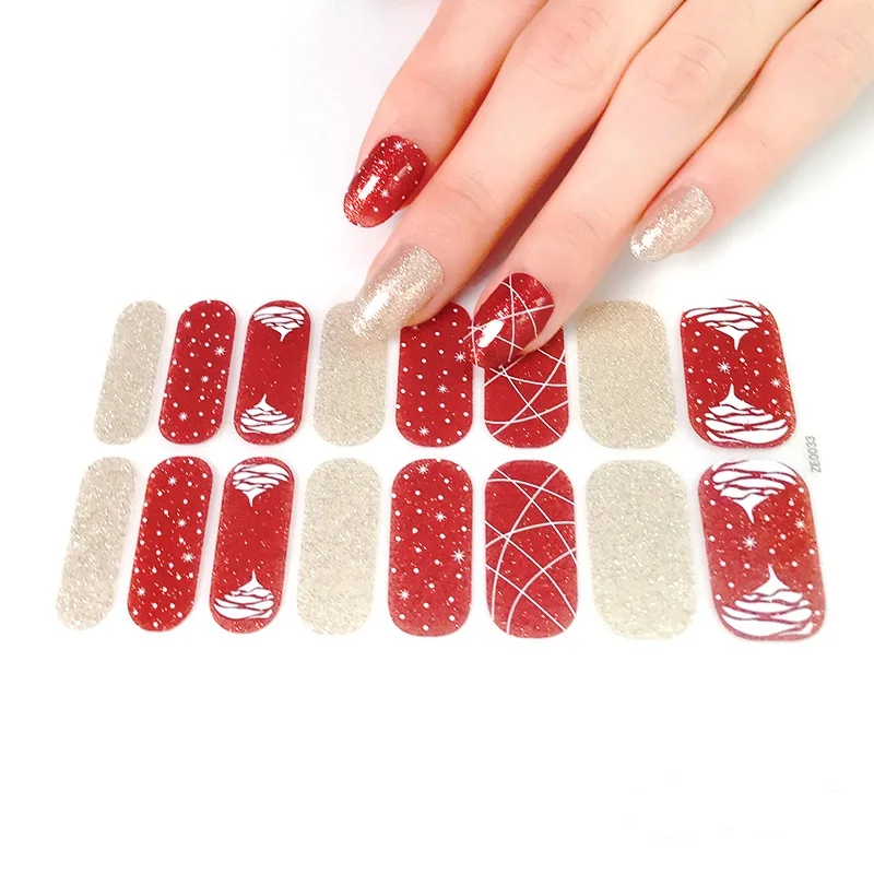 Fashion Brand Pure hot selling products Nail Stickers Real nail polish wrap sheets for Women
