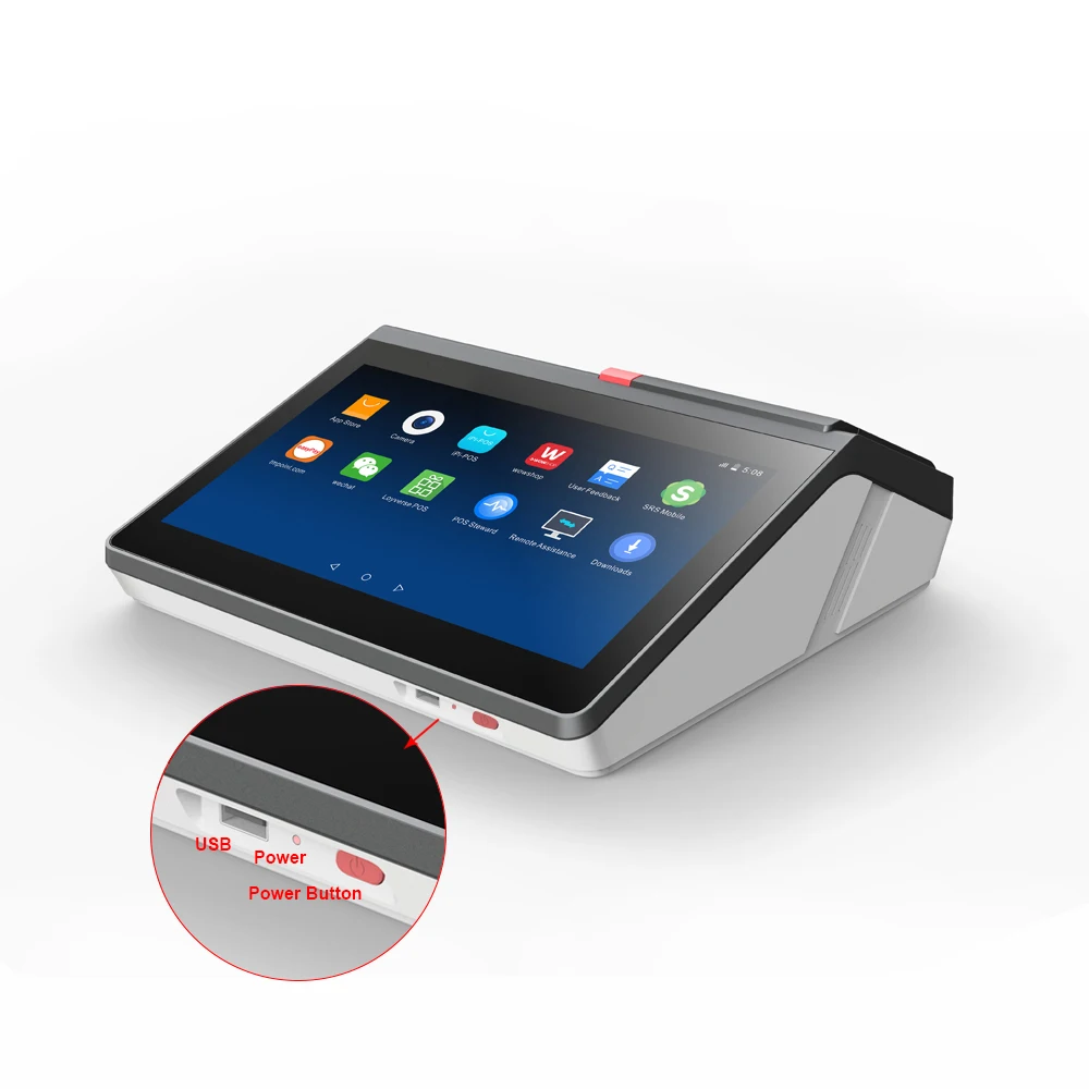 11.6 inch True Flat Touch Screen All In One Cash Register/POS Terminal/POS System for business