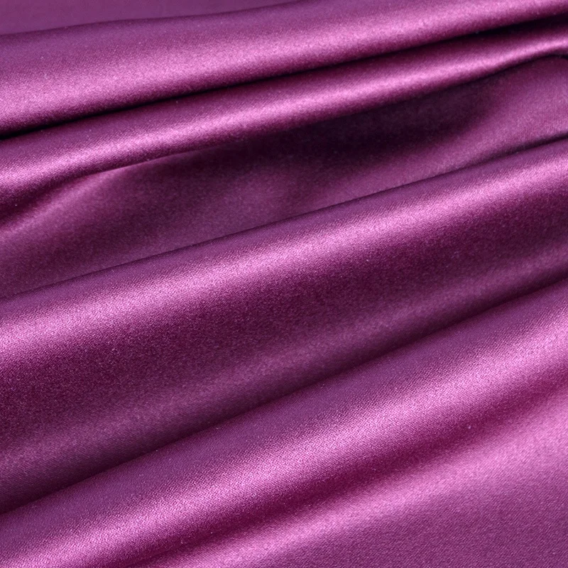 China Supplier Cheap Wholesale 100%Polyester Silky Satin Fabric