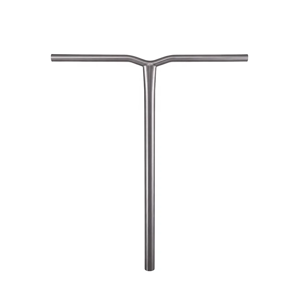 Huoli Custom Neo Chrome Y-Shaped Gold Scooter Bars Titanium Chromoly Stunt Scooter Bars ISO Certified for Kick Scooters