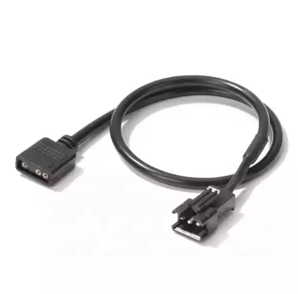 RGB Adapter Conversion Cable 5V 3 Pin 12V 4 Pin PC Computer RGB Led Strip Cable Connector LED Light Strip Line 30cm