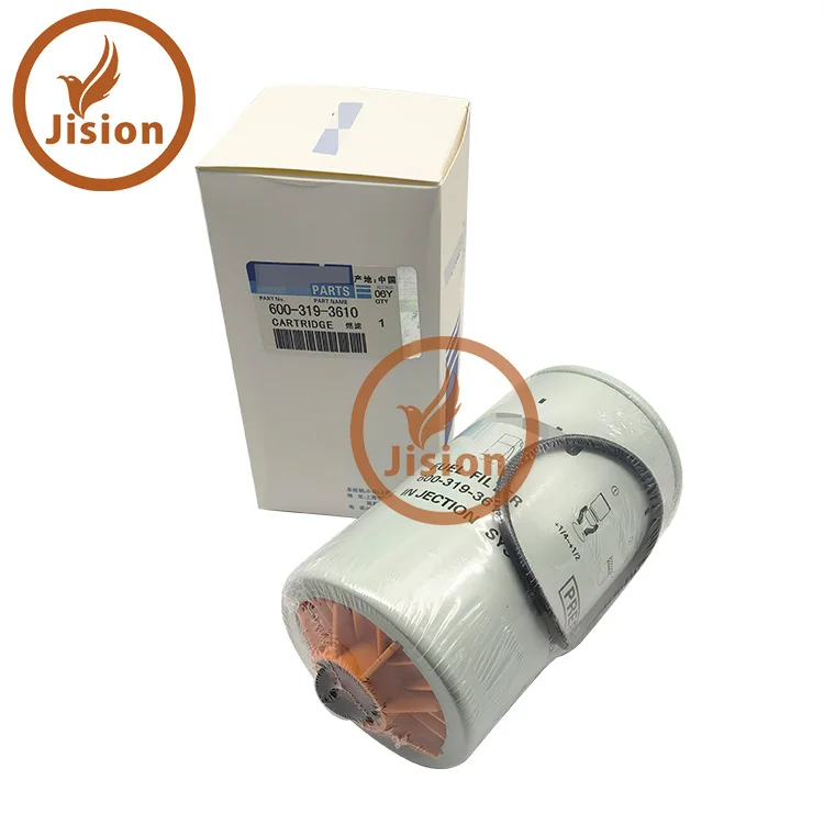 Excavator Construction Machinery Parts PC300-8 excavator engine fuel filter 600-319-3610