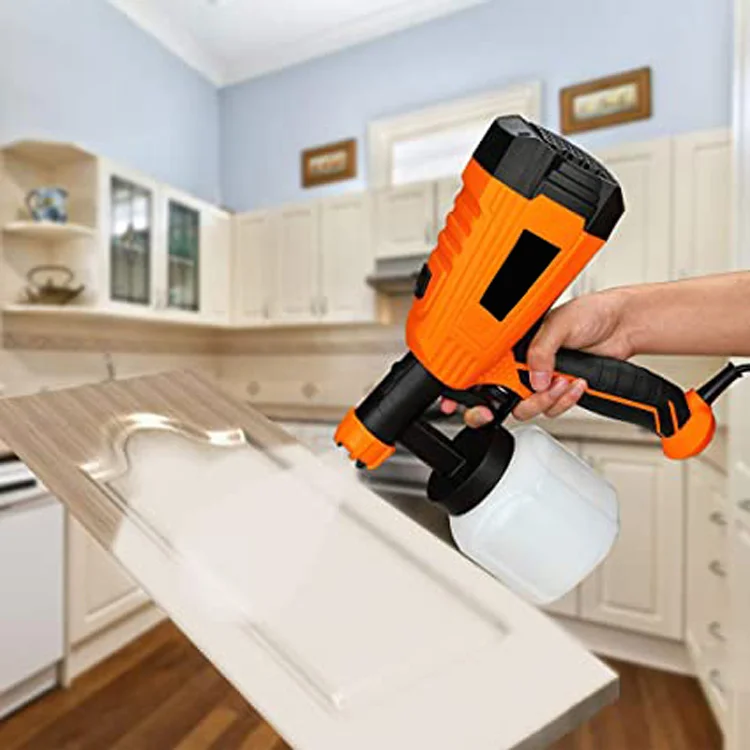 500W Electric Paint Spray Gun 800ml/min with 3 Spray Patterns  Fence Paint Sprayer