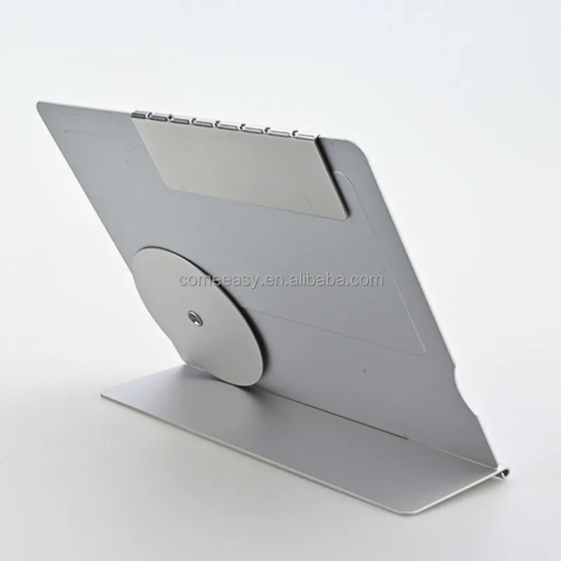 2024 Promotional Metal Folding Perpetual Table Calendar Aluminum Permanent Calendar