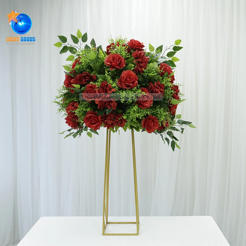 LFB1985-1- Luckygoods New design 60cm able artificial flower ball Eucalyptus bulb