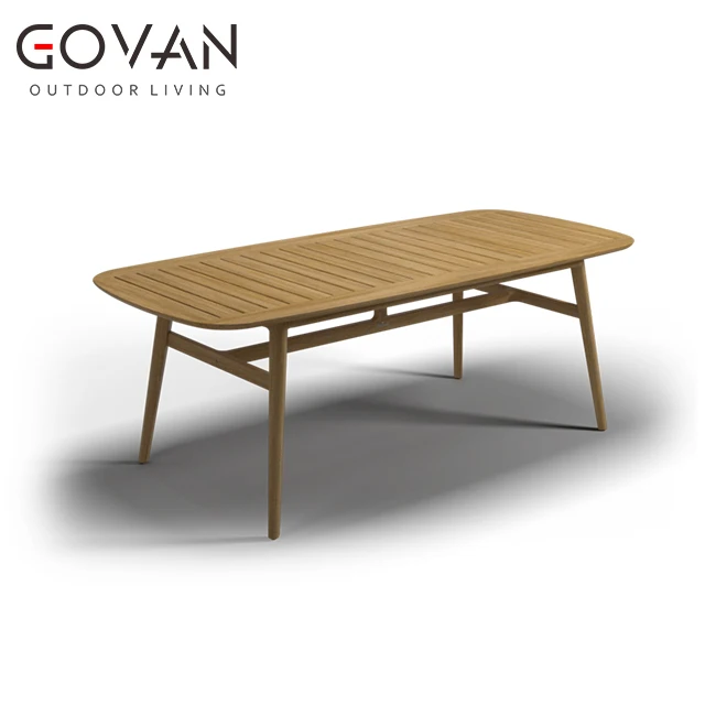 Luxury teak outdoor teak dining table set garden furniture solid wood dining table