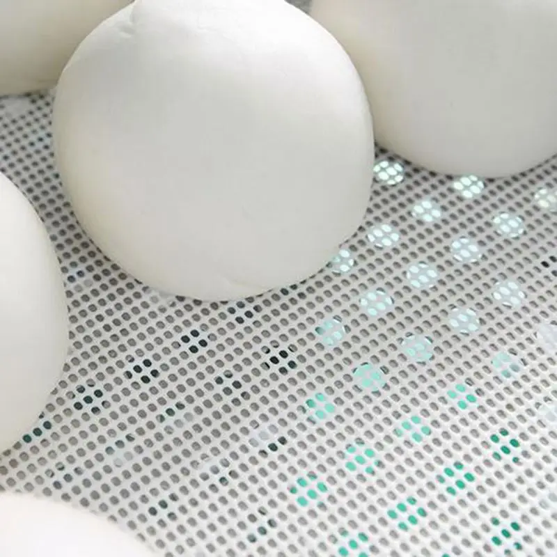 1 Pcs Bamboo Basket Steamer Round Non Stick Dim Sum Paper Restaurant Kitchen Under Steam Mat Kitchen Tools Cooking Accessories