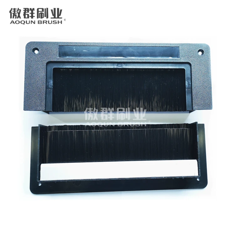 ABS Split Type Raised Access Floor Brush Grommet 100x100mm