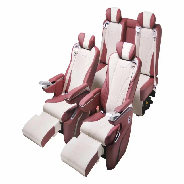 TV Lifting Partition Car Seat Universal Adjustable Electric Leather Car Luxury Seat For W447