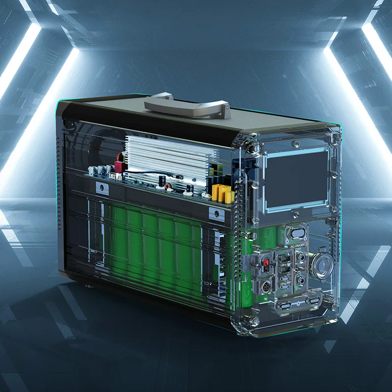 home portable power station metal case camping with 2 ac 15000w power