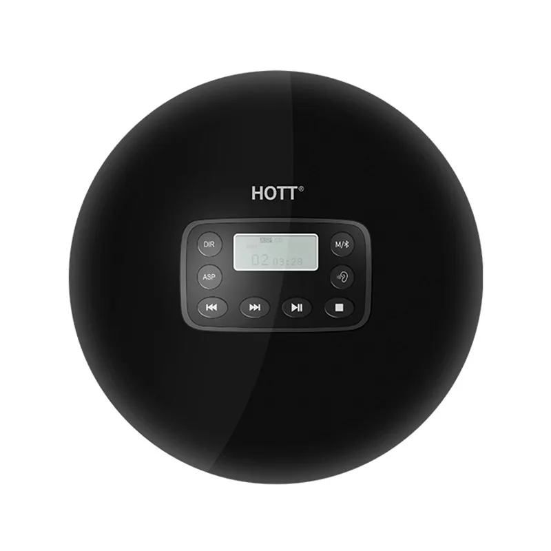 Bt Portable CD Player, HOTT Small Walkman CD Player with LED Display, Anti-Skip Protection
