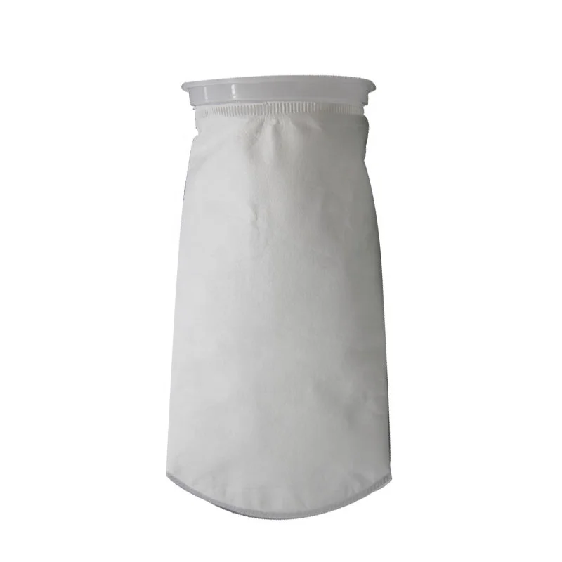 Good quality non woven Polypropylene polyester needle punched felt water liquid filter bag