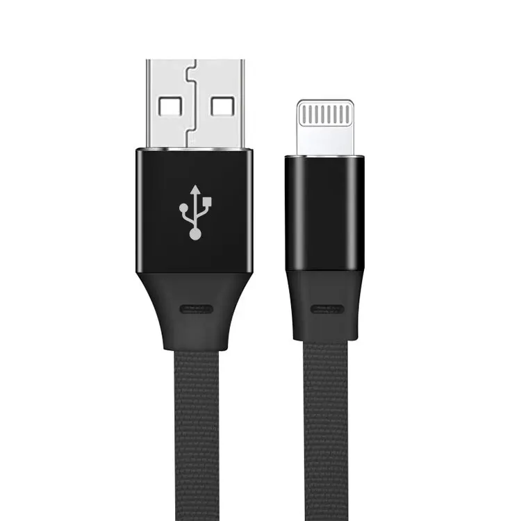 Factory OEM 3A Charging 1M Fabric Braided Data Cables For Apple iphone 14 13 Data Usb Cable Charger For iPhone Charger Cable