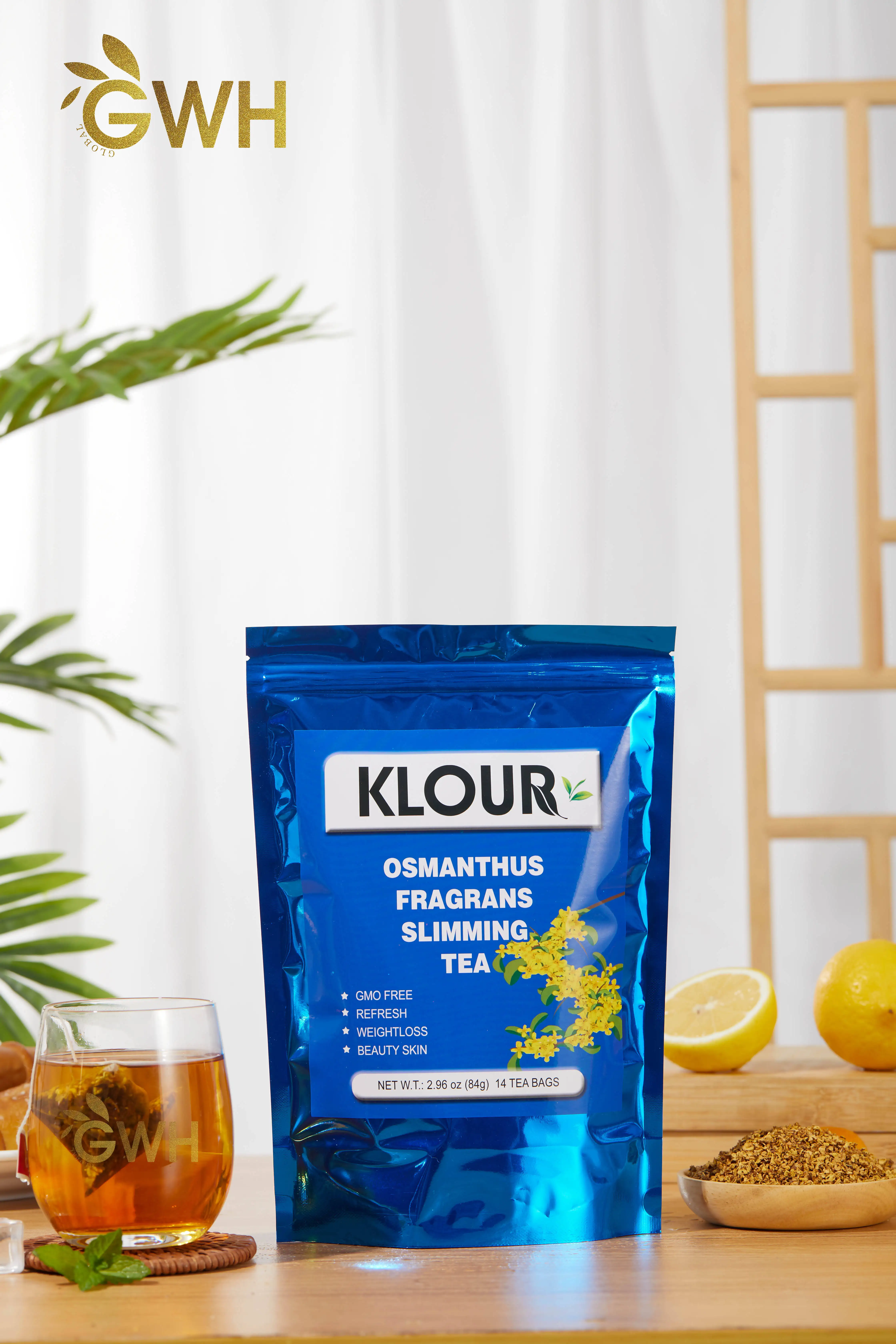 Private Label Herbal Best Slimming Diet Tea Osmanthus Fragrans Slimming tea Weight Loss Detox Tea