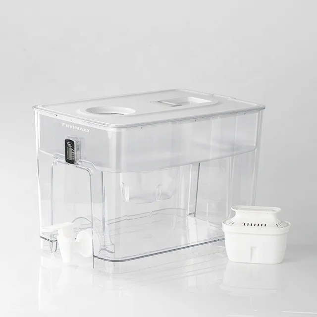 Portable Countertop Large Filtered Water Dispenser 23 cups 5 Stages PLUS Water Pitcher Filter