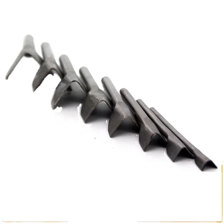 8 Sizes V Shape Cutter Punch Leather Craft Tools For Crafting Strap Belt Wallet Diy Leather Tool Leather Belt End Cutter