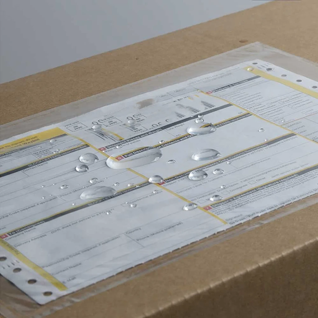 145*255mm Self Seal Adhesive plastic Courier packing list Invoice enclosed envelope shipping label pouch sticker